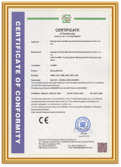 CERTIFICATE of Conformity