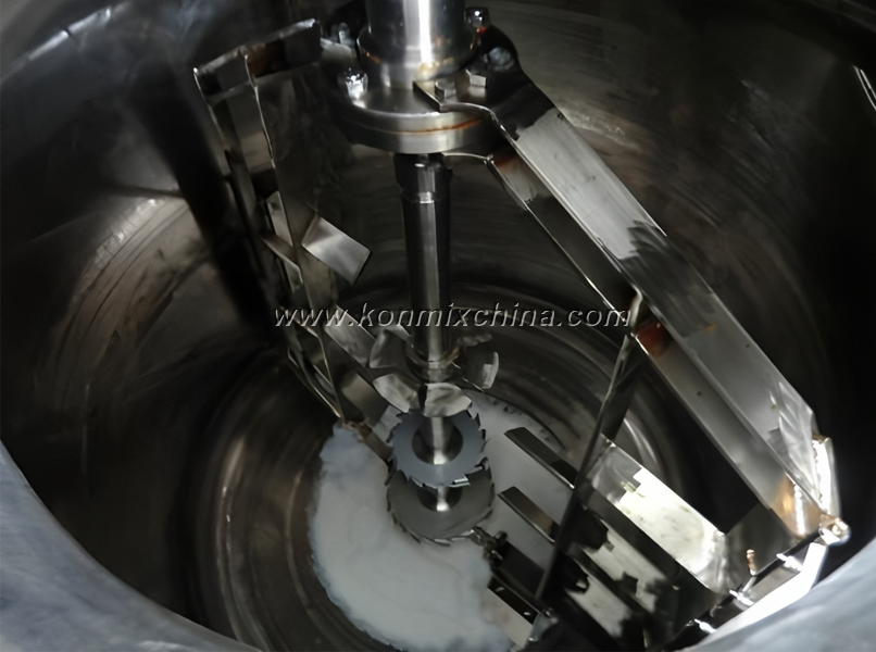 Coaxial Dissolver/disperser For Viscous Mixing