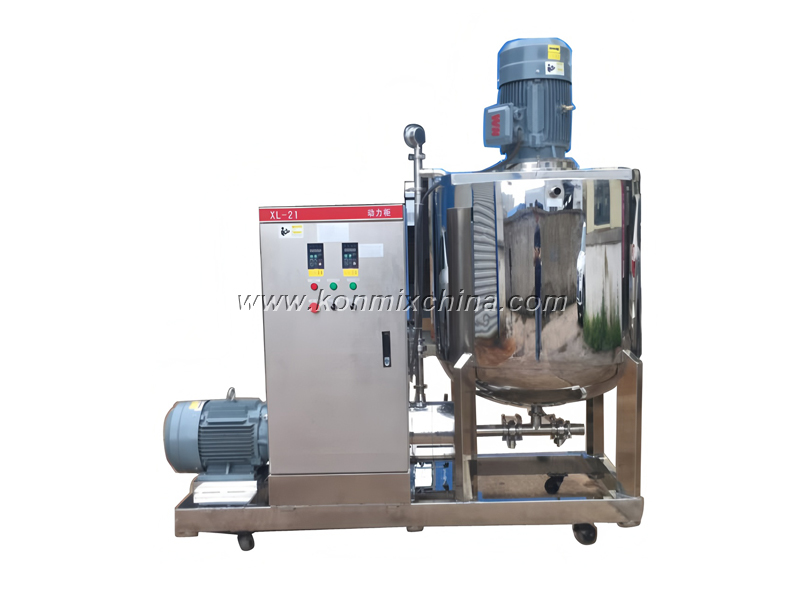 In-line Shear Mixer Works with Tank