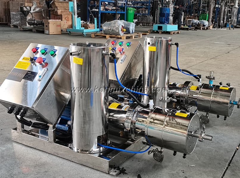 Inline Emulsifying Pump (self-circulation cooling for seals)
