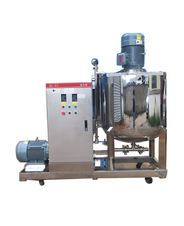 Homogenizer Pump Works with Vessel