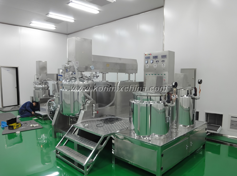 Vacuum Cosmetic/cream Production Unit