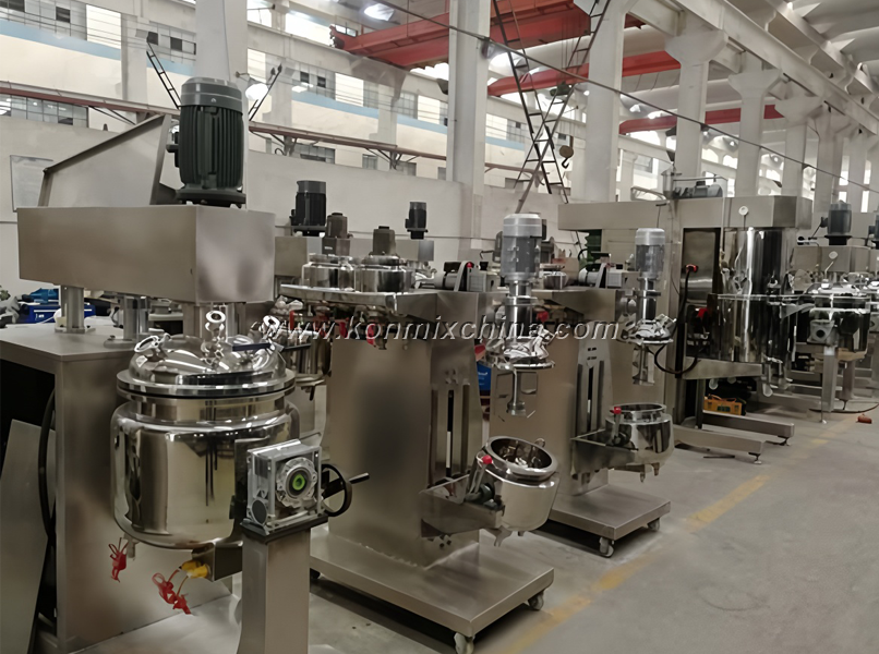 Mid-batch Vacuum Emulsifying Mixer
