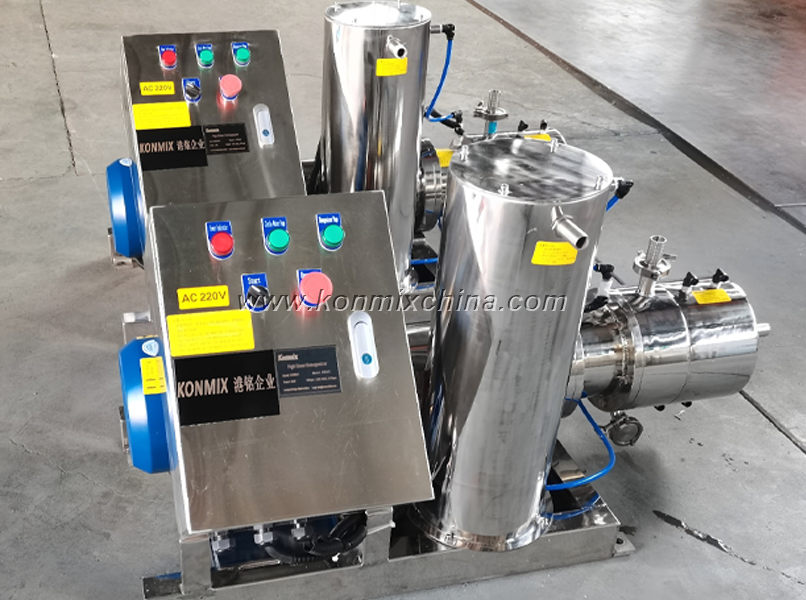 Inline Emulsifying Pump (self-circulation cooling for seals)