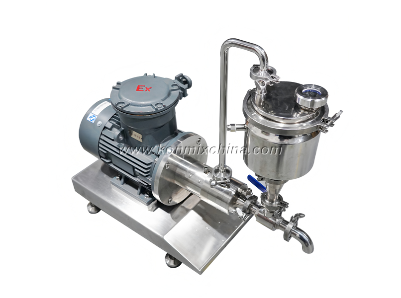 In-line Shear Mixer Works with Tank