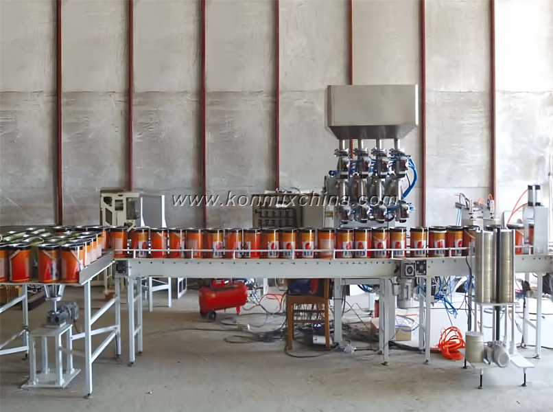 Four-drum Automatic Filling Machine