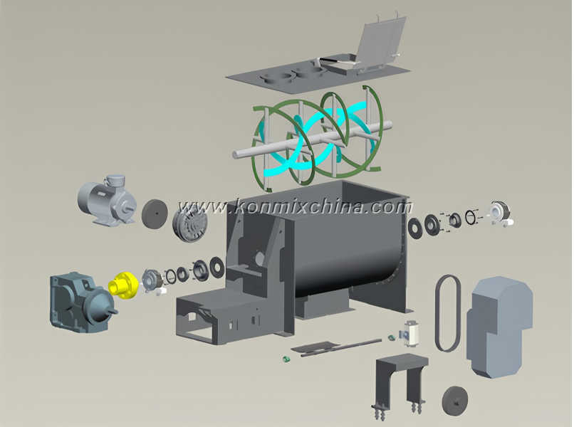 Powder Ribbon Mixer (Lab scale)