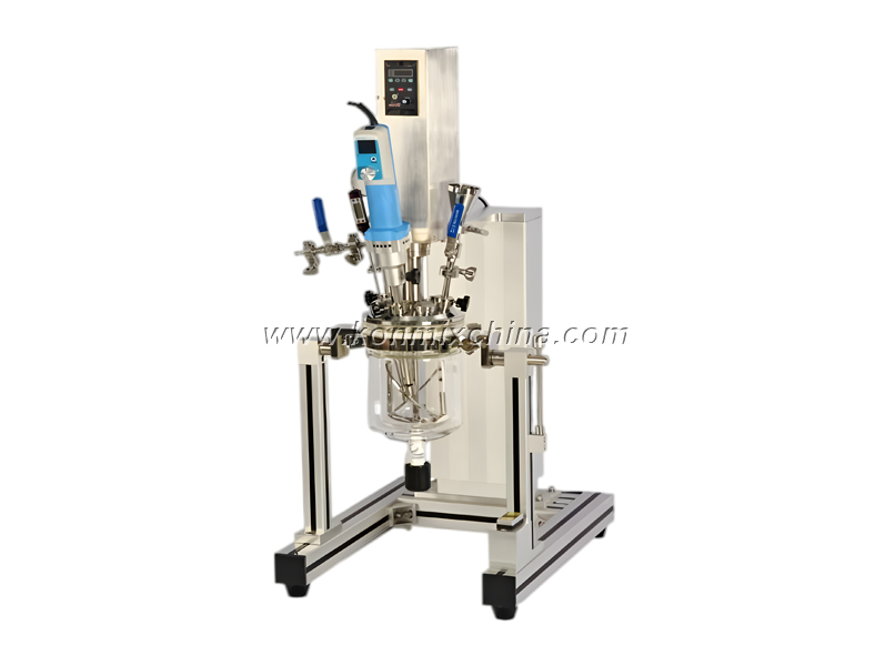 Lab Vacuum Emulsifier (Glass reactor)