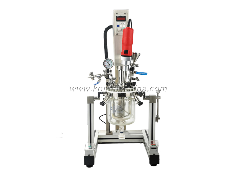 Lab Vacuum Emulsifier (Glass reactor)