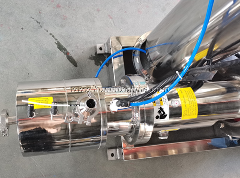 In-line Homogenizer (3-Group rotor-stator chamber)