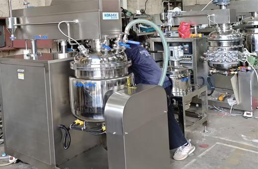 Vacuum Mixing Homogenizer System (For cream, cosmetic)