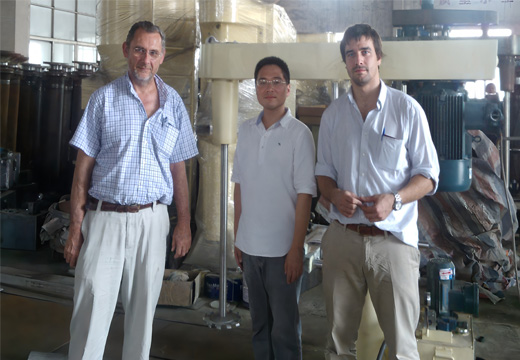 Uruguay customer visit us