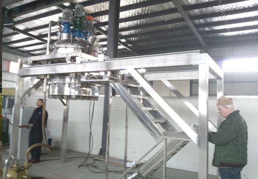 UK client test their ordered equipment