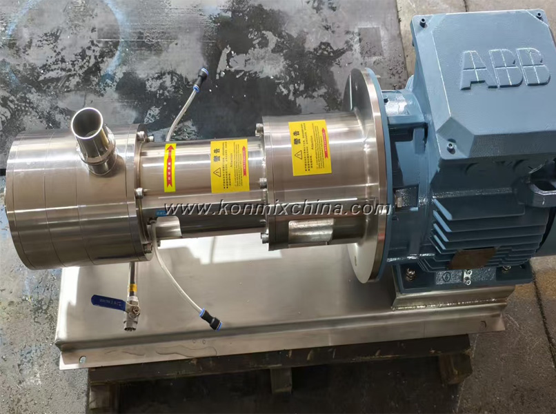 In-line Homogenizer (3-Group rotor-stator chamber)