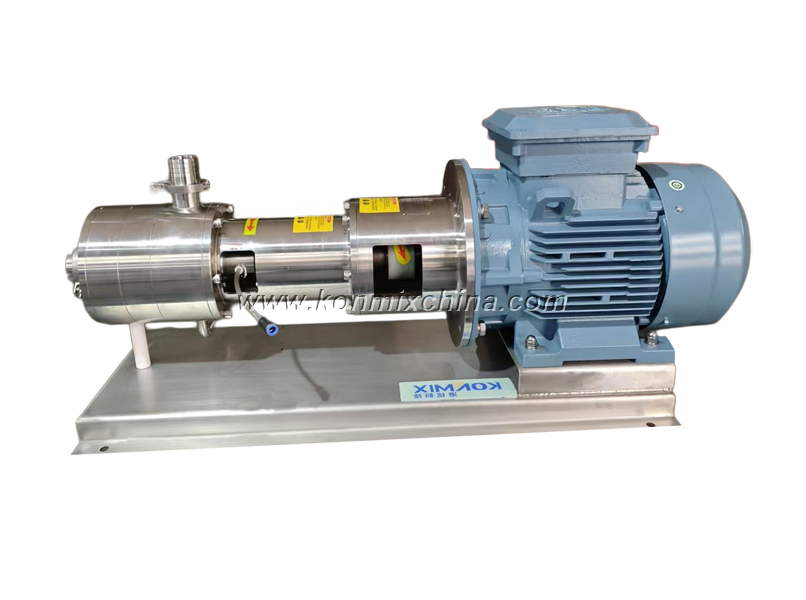 In-line Homogenizer (3-Group rotor-stator chamber)