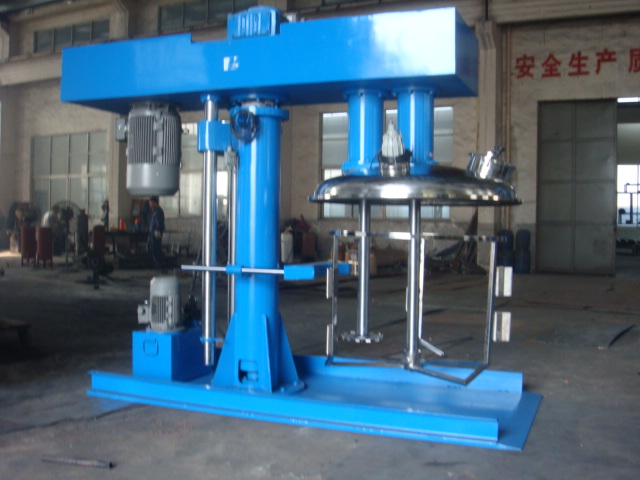 Dual-shaft dissolver with scraper.JPG